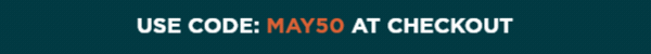 Use code may50