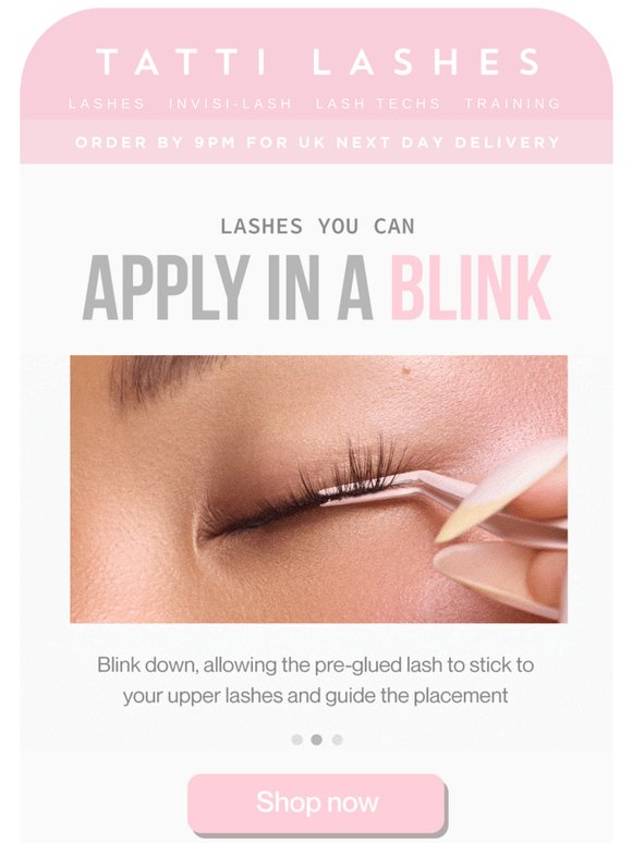 This lash applies itself