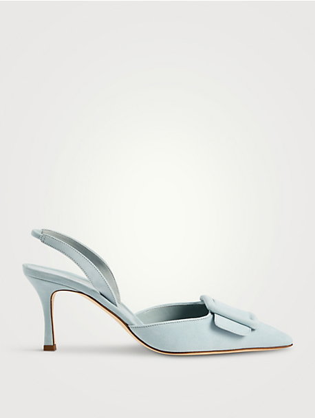 Maysli Suede Slingback Pumps