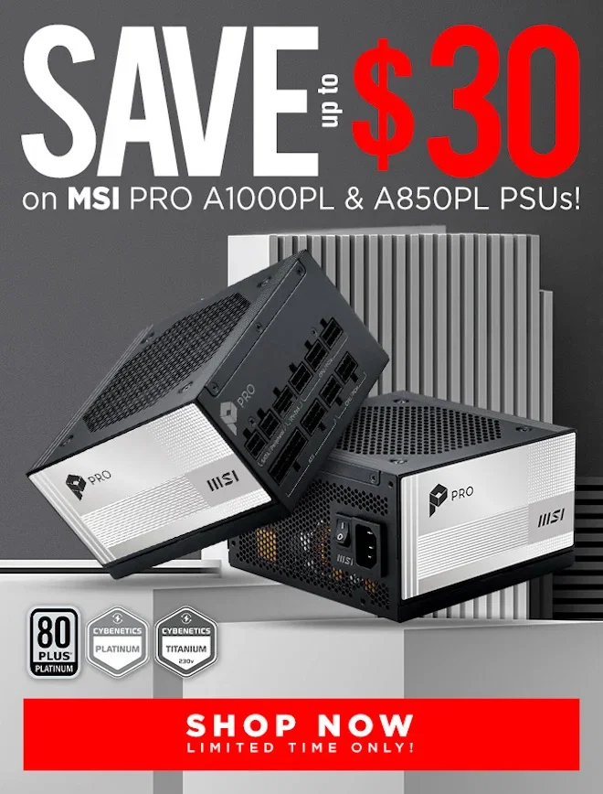 SAVE MSI PRO A1000PL & A850PL PSU!