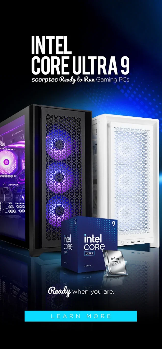 READY TO RUN Intel Core Ultra 9 RTR Gaming PCs