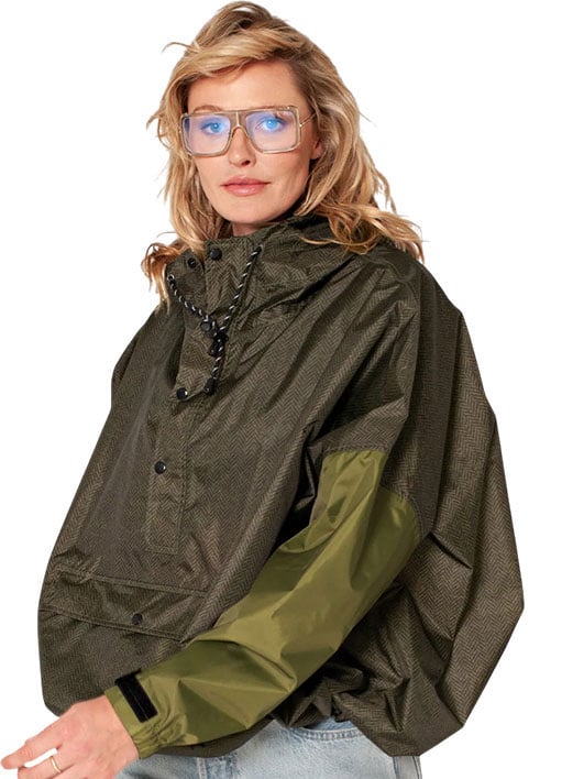 RAIN KISS - HERRINGBONE Anorak