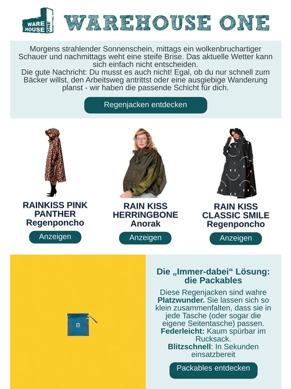 Aprilwetter im Mai - Bleib mit uns trocken