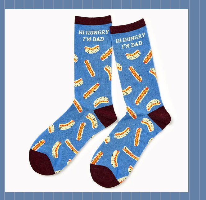 Hotdog Dad Socks