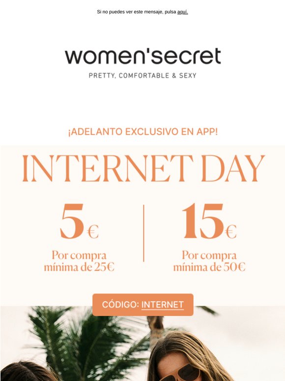 ¡Ahórrate 5€ o 15€ en la app! 📲 Internet Day: adelántate