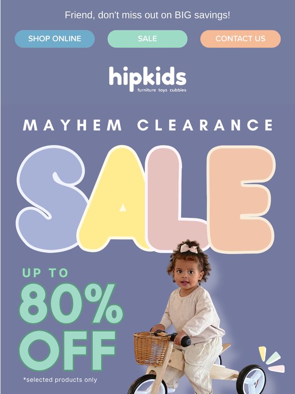 🌟 Mayhem Clearance Sale Has Officially Started!
