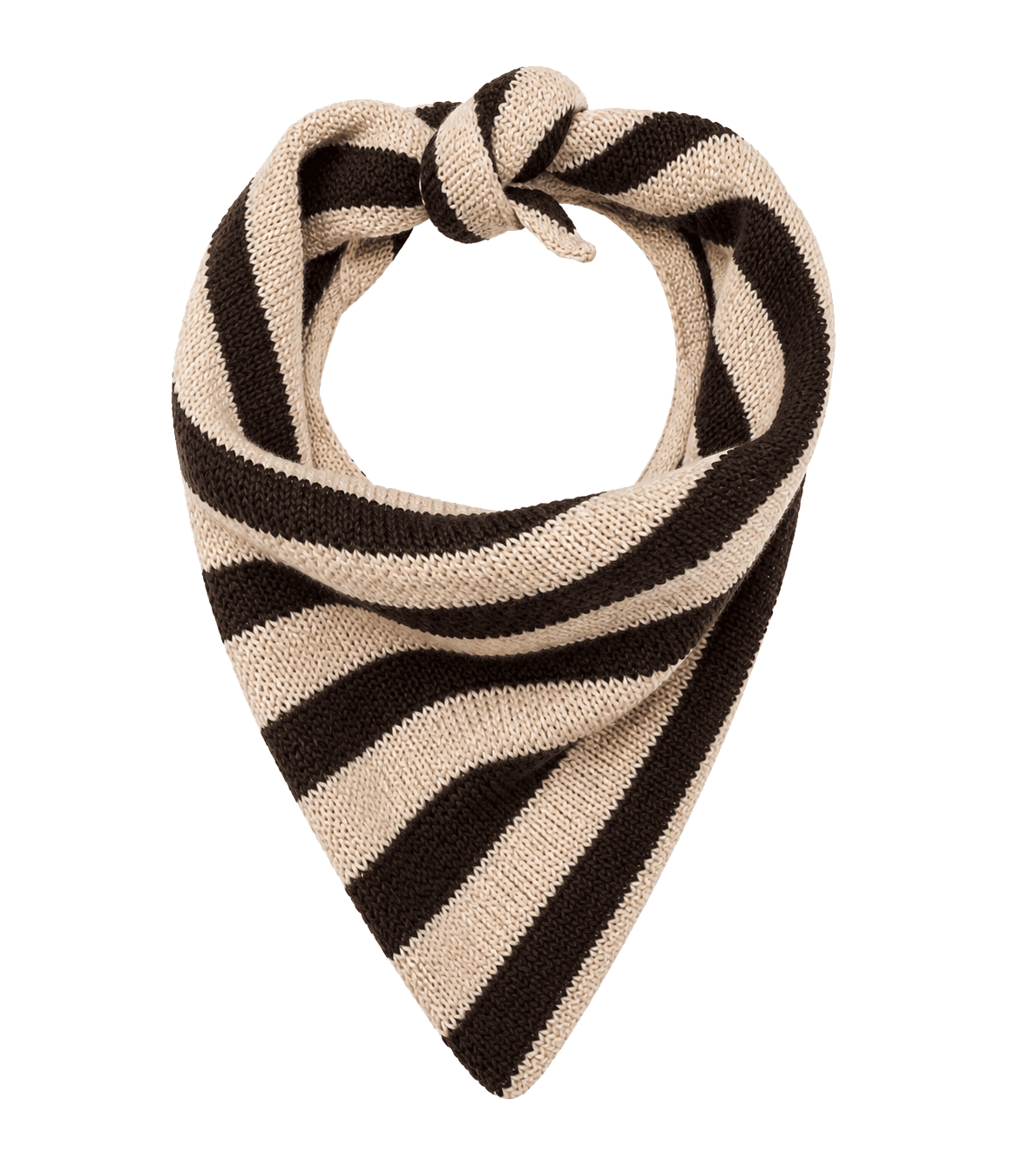 Ingleton Necktie in Ecru & Dark Chocolate