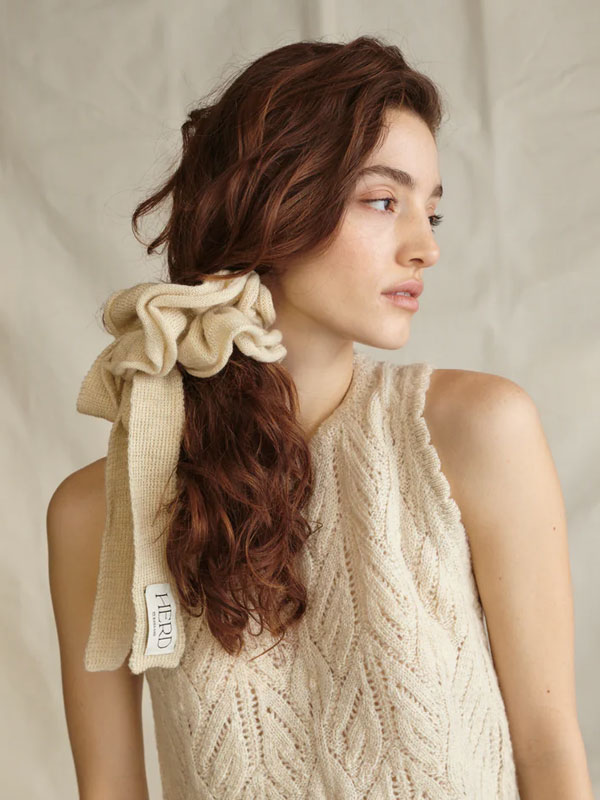 Scrunchie in Ecru