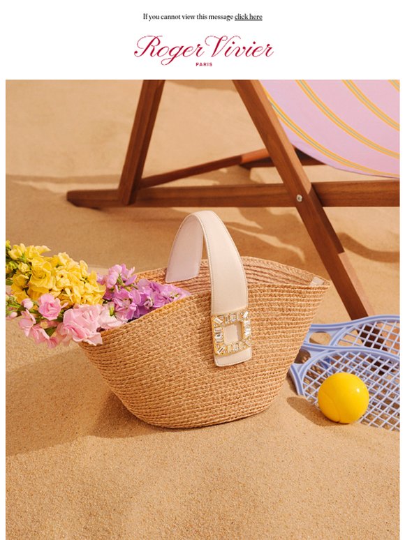 Raffia summer baskets
