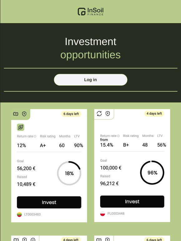 Investment Opportunities 🌱