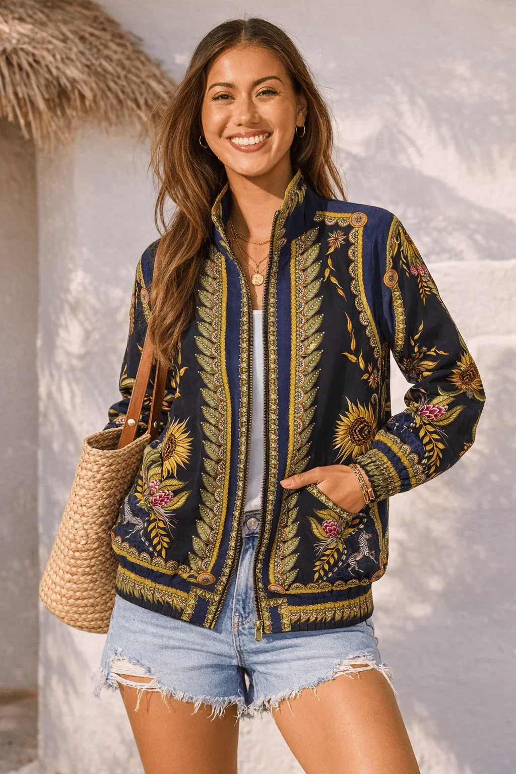 Image of Queen Of Savannah Oversize Bomber