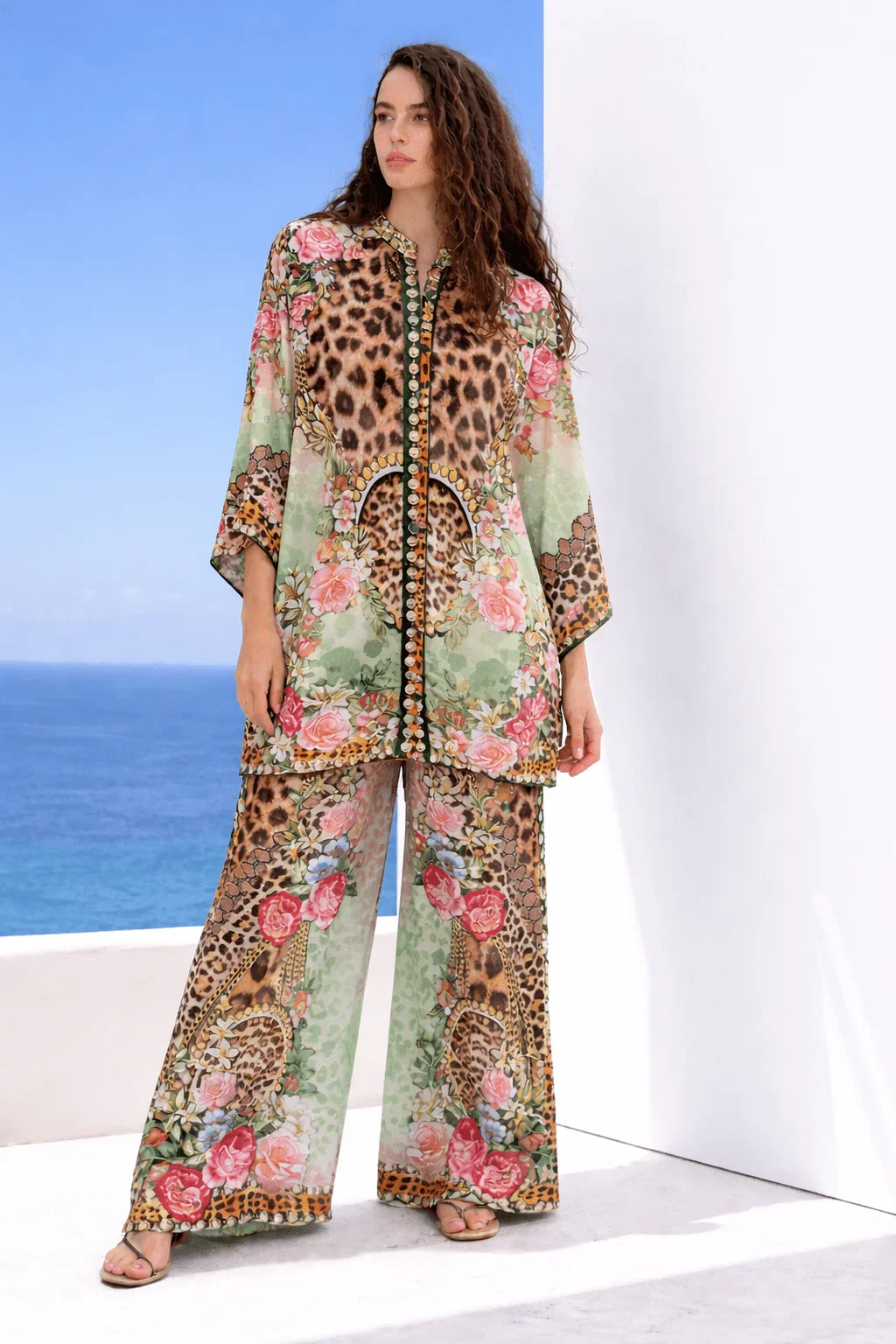 Image of PINK CHEETAH CO-ORD SET