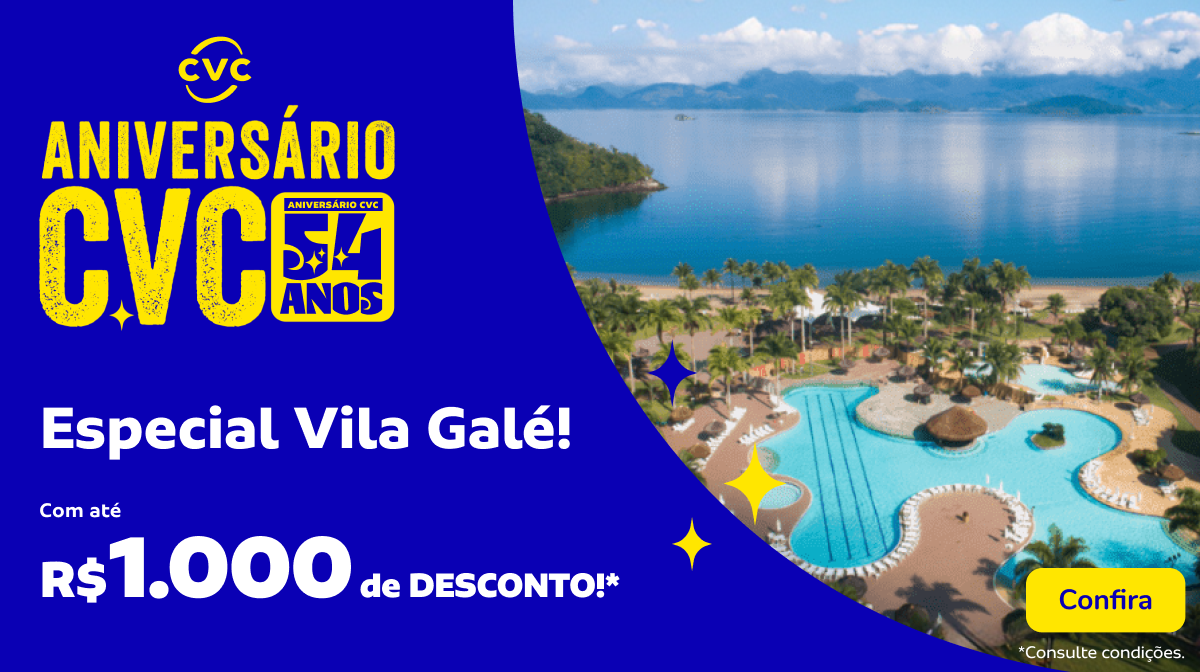 Vila Galé com até R$ 1.000 reais de desconto*