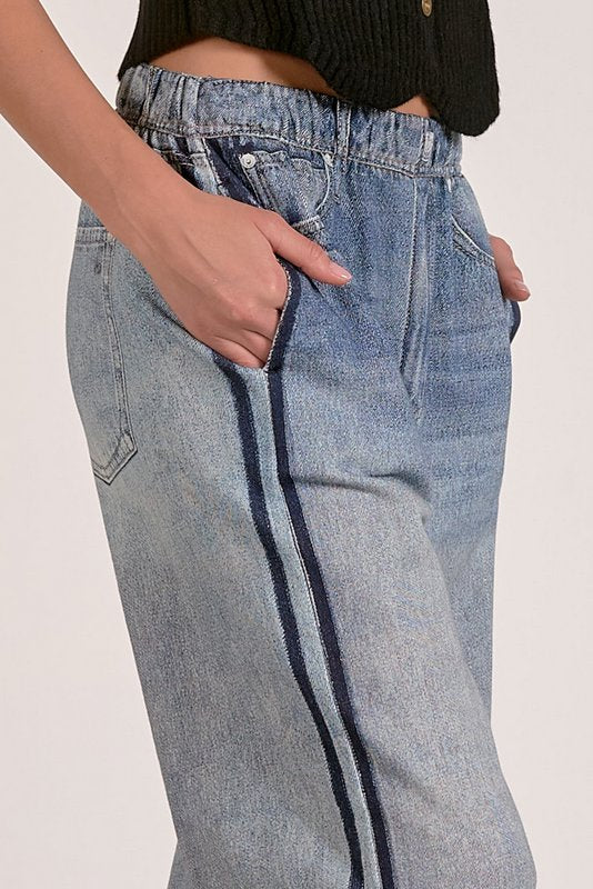 Elan Jojo Track Sweatpant Jean