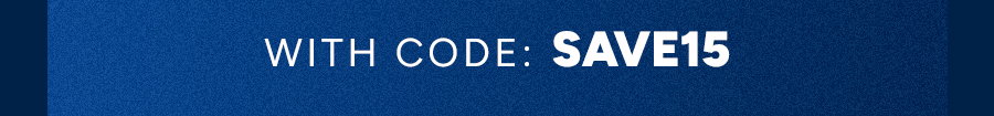 with code: Save15