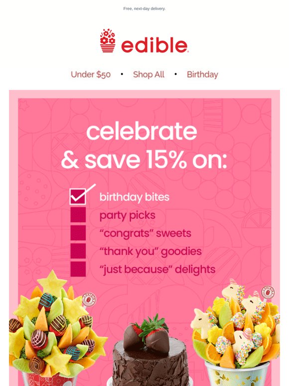 Now or never: Save 15%  🎉