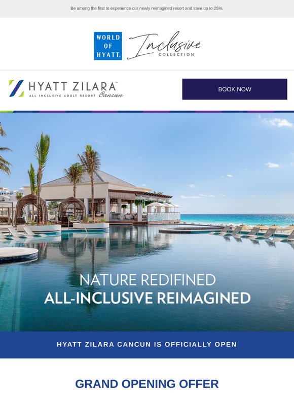 Hyatt Zilara Cancun Is Now Open!
