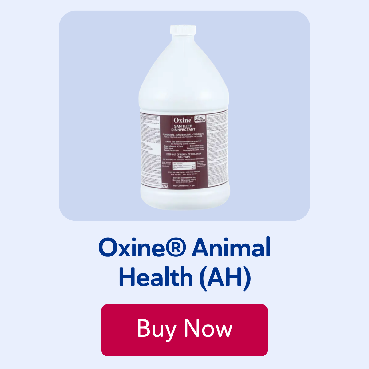 Oxine® Animal Health (AH)