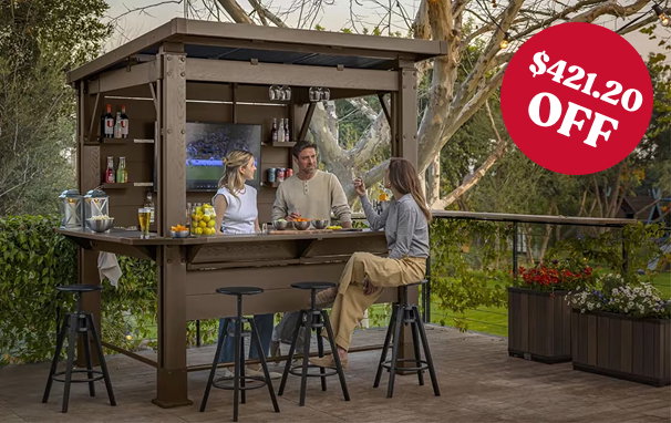 Signature 7.5x6.5 Bar Gazebo