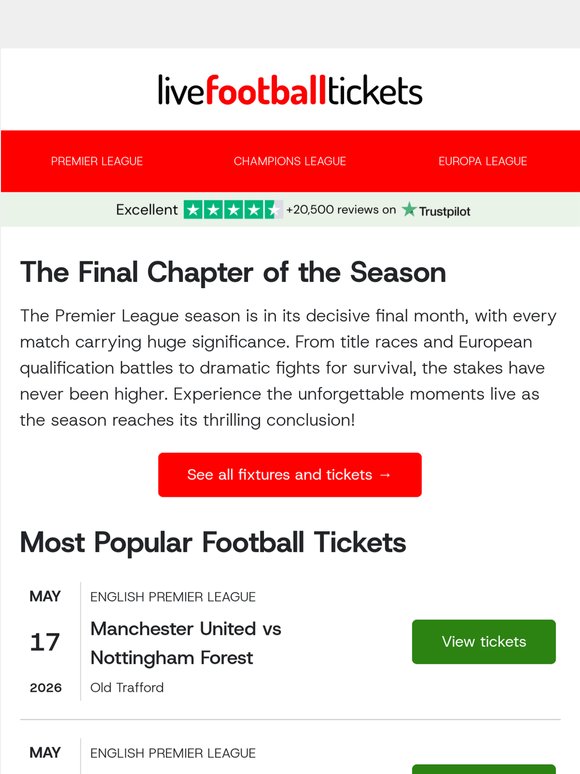 The Premier League Run-In Is Here ⚽
