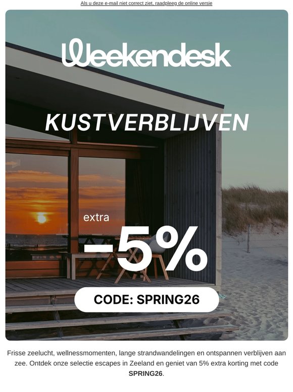 Kustverblijven die je niet mag missen