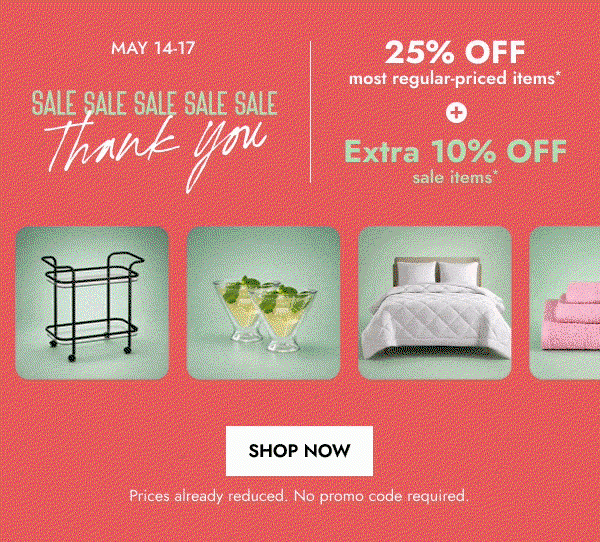 Thank You Sale
