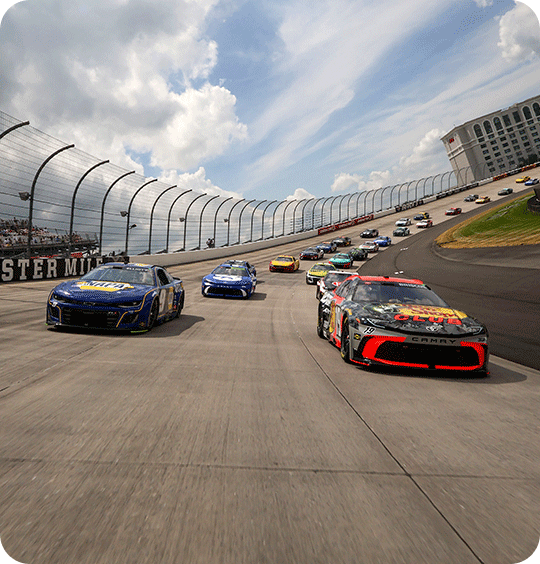 Image of Kyle Larson and Carson Hocevar Racing