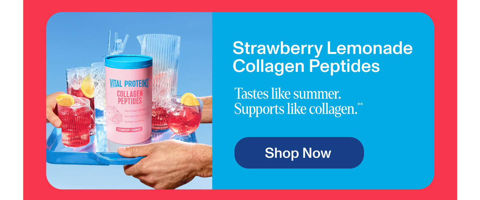 Strawberry Lemonade Collagen Peptides