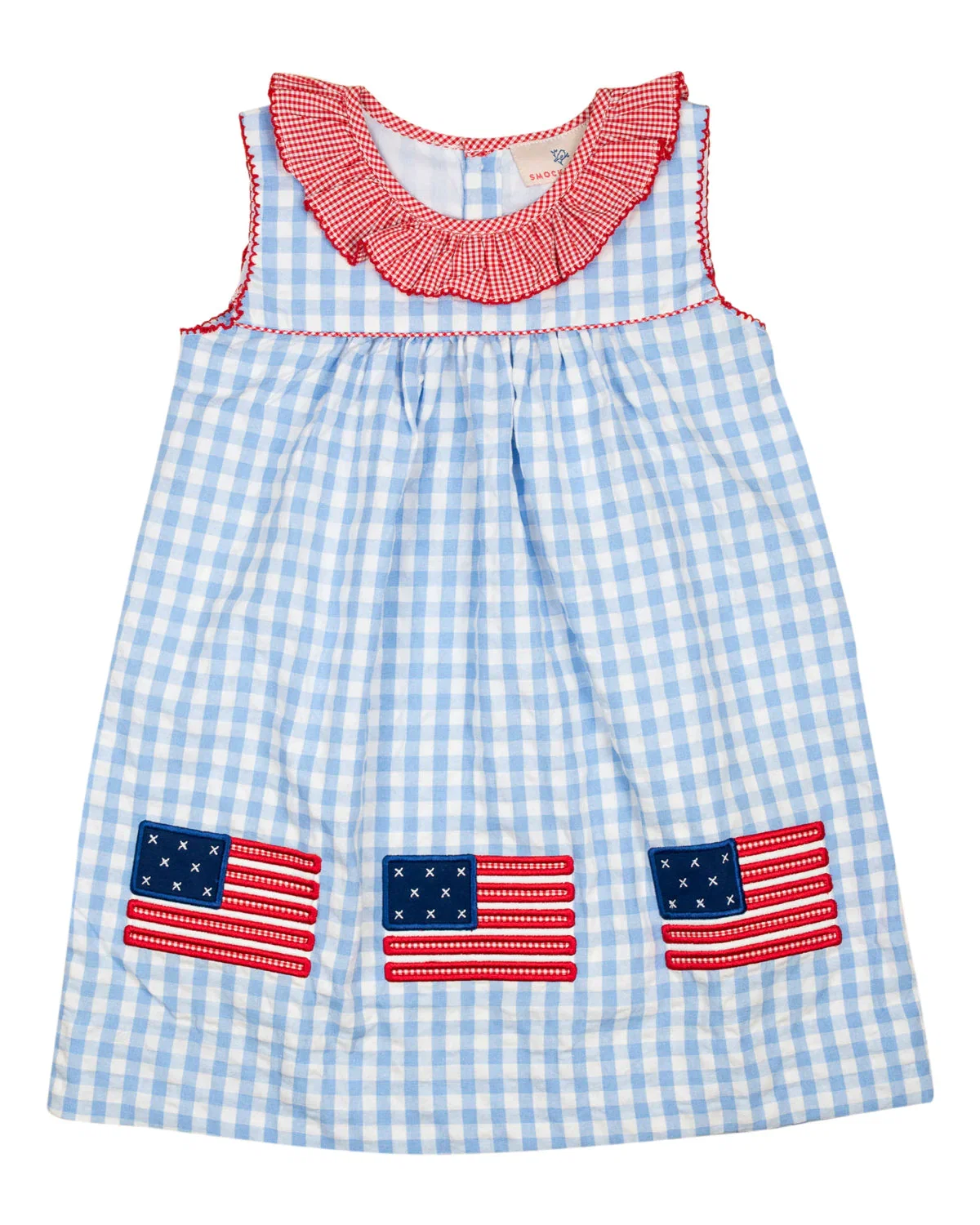 Image of American Flag Applique Dress