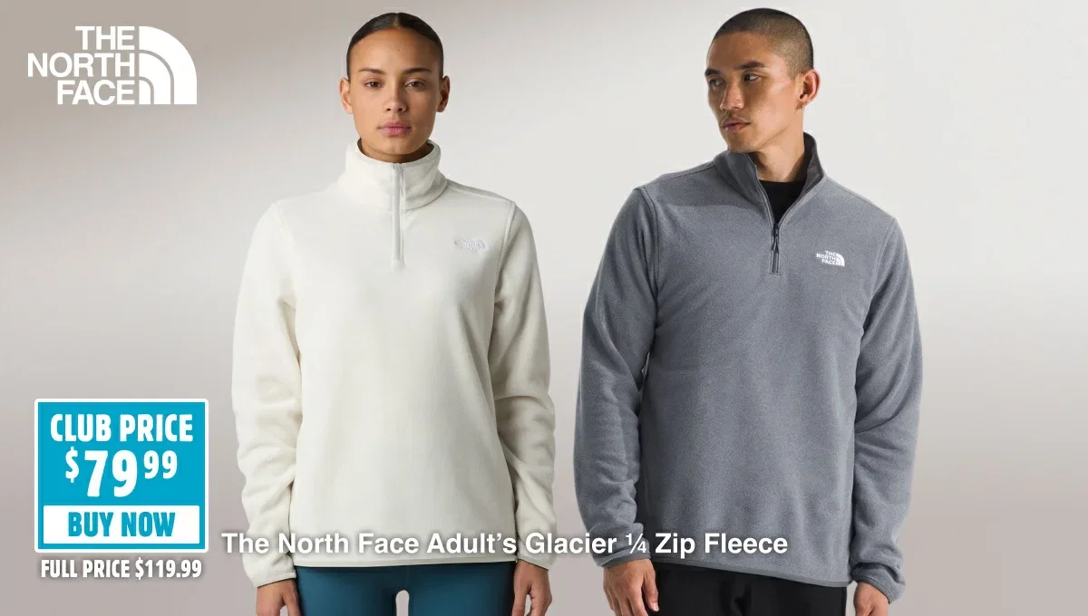 The North Face Adult's Glacier 1/4 Zip Fleece