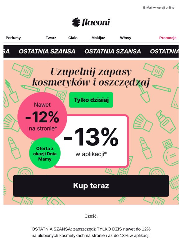 🚨Twój 13% rabat wkrótce wygaśnie...