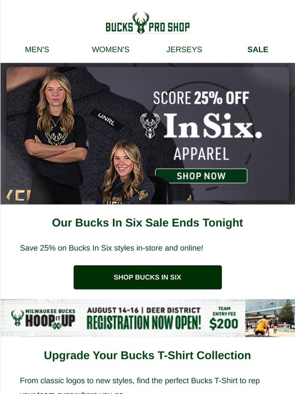 Last Chance: Save 25% On Bucks In Six Styles