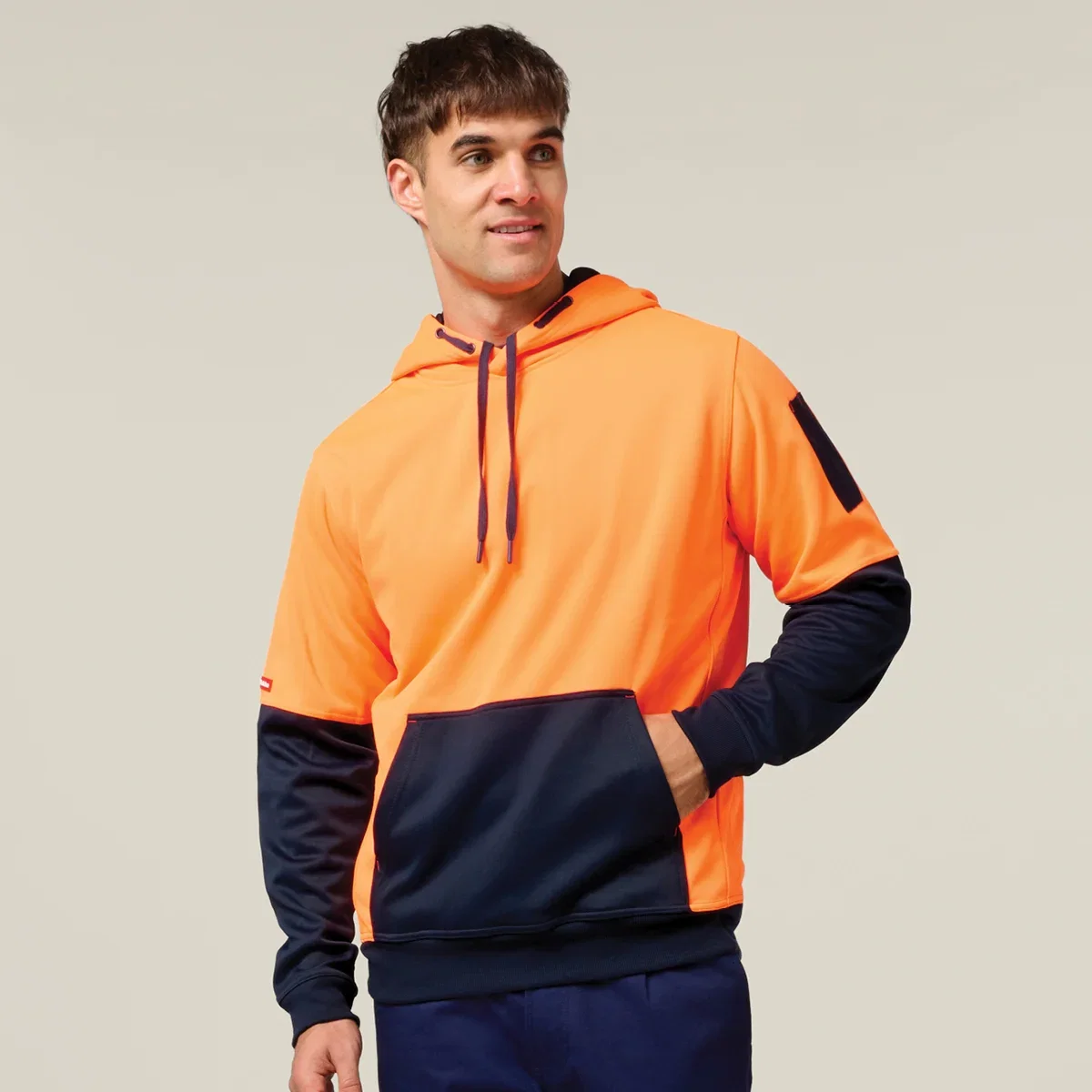 Image of Hi-Vis 2 Tone Fleece Hoodie