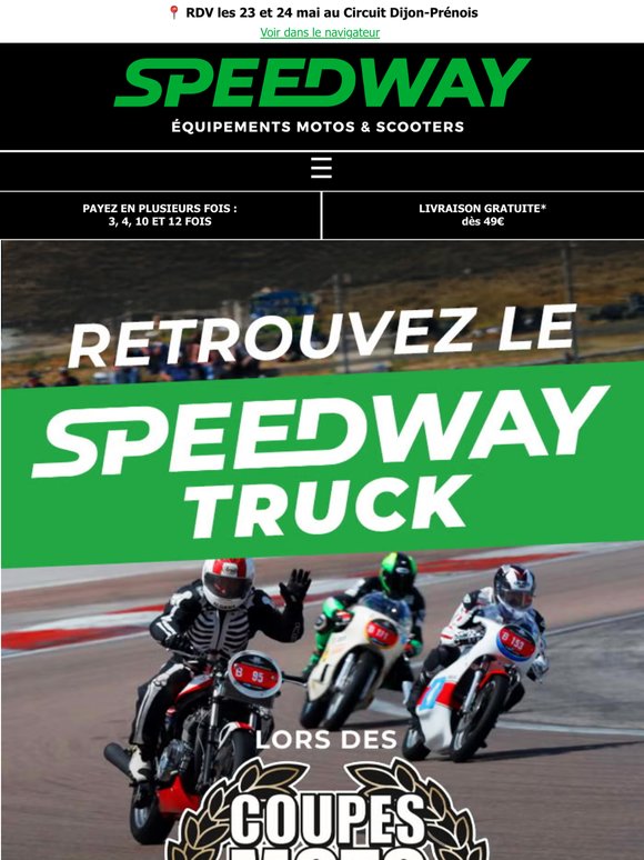 Speedway sera présent aux Coupes Moto Légende 🔥