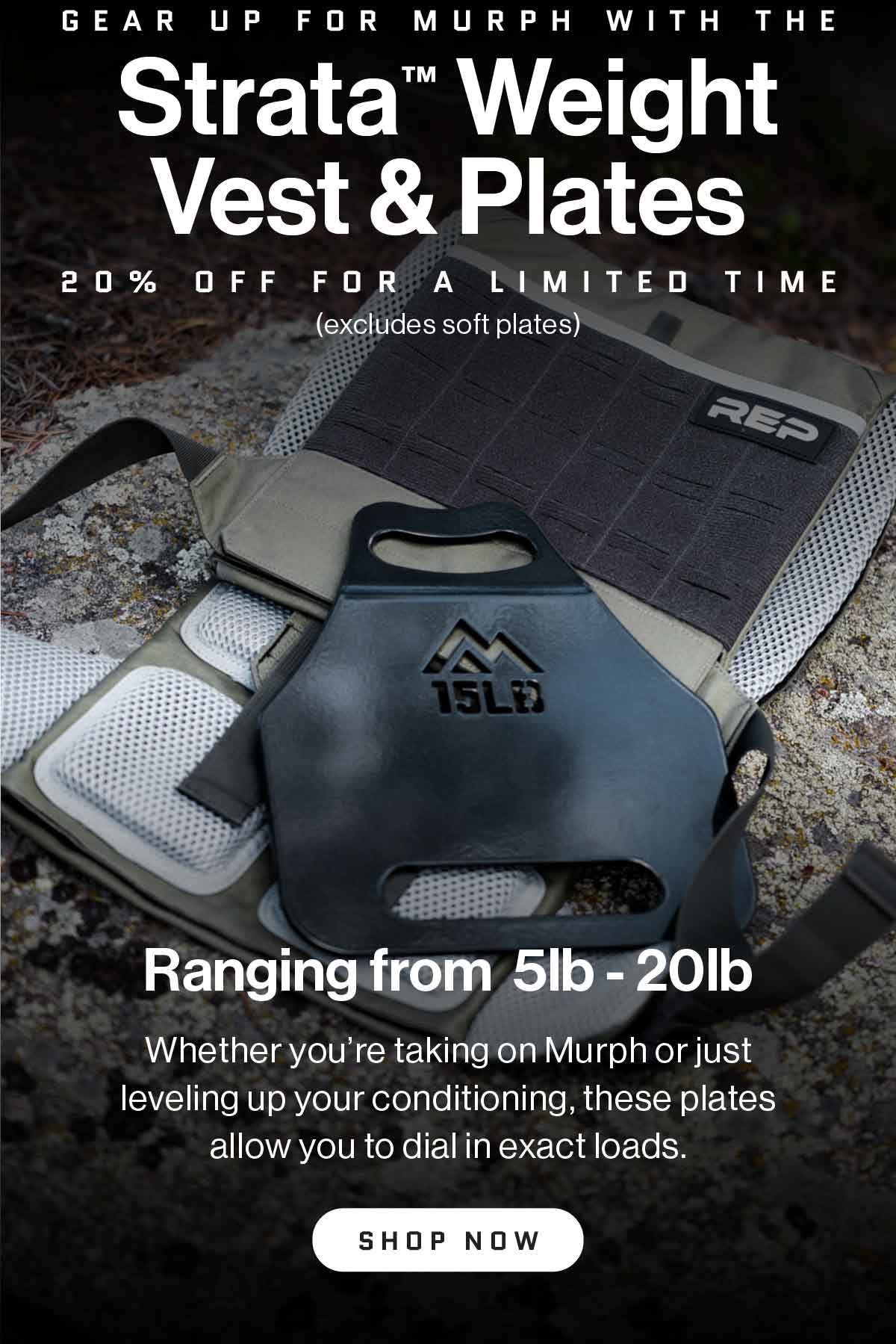 Strata™Weight Vest Sale — 20% off for a limited time