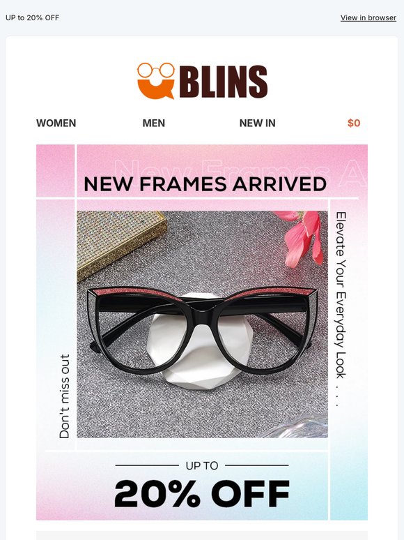 🥰Fresh Frames Just In - Up Your Style!