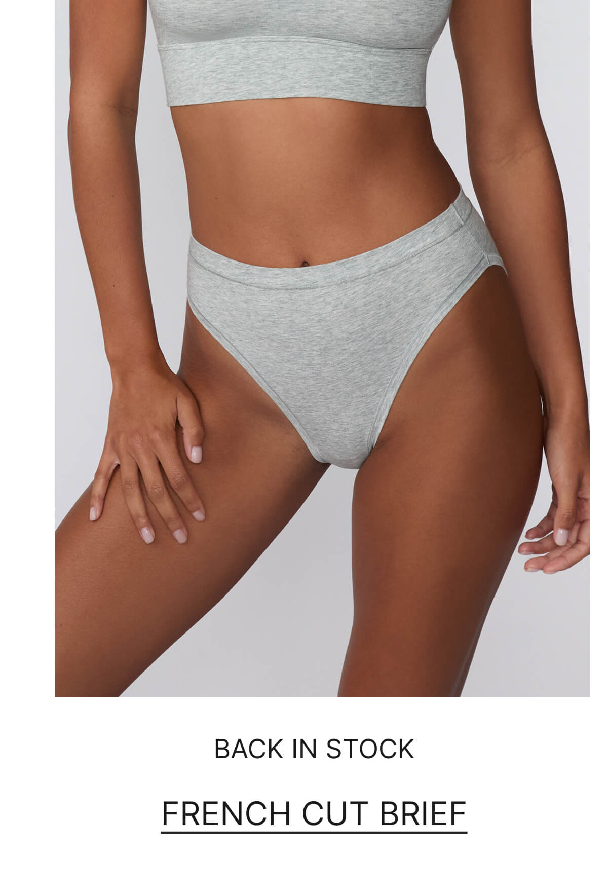 French Cut Brief. Back in stock.