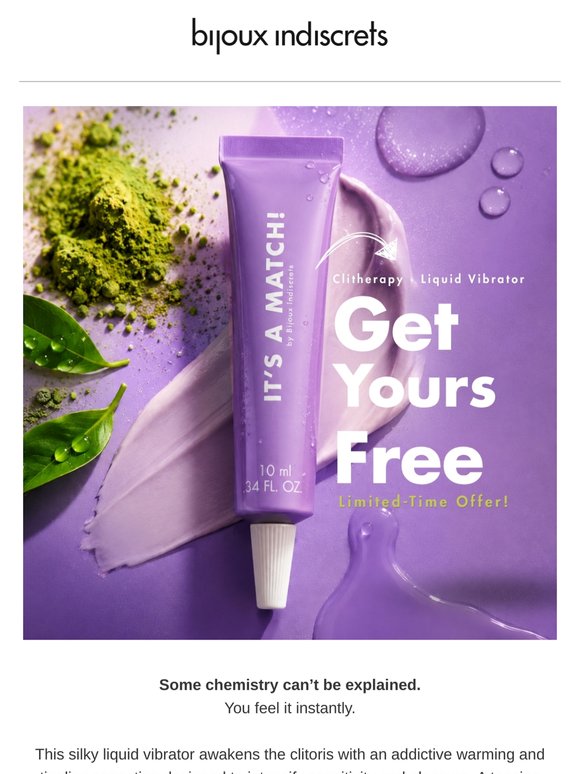 A free Clitherapy Vibrating Gel with your order