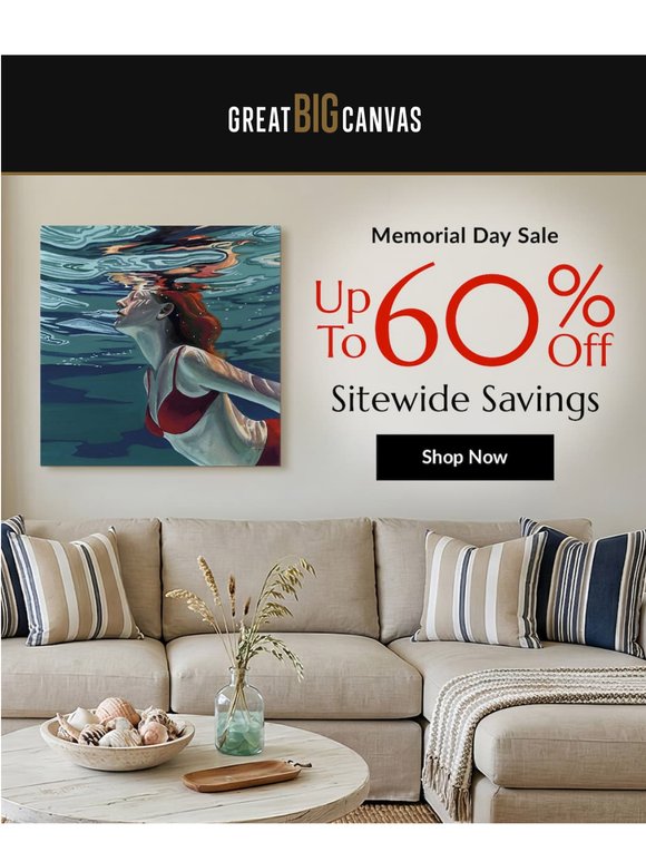 ✨ Memorial Day Sale is here! Up to 60% off all artwork sitewide
