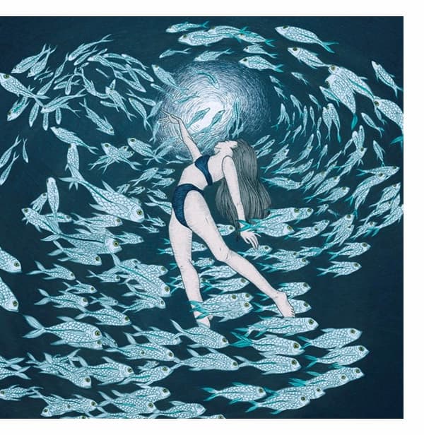 Even Fish Love The Sea Colour by EC Mazur
