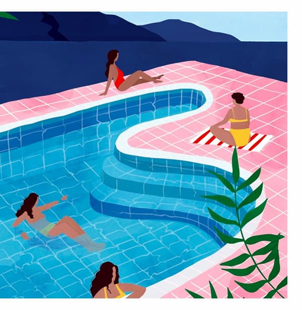 Pool Ladies by Maja Tomljanovic
