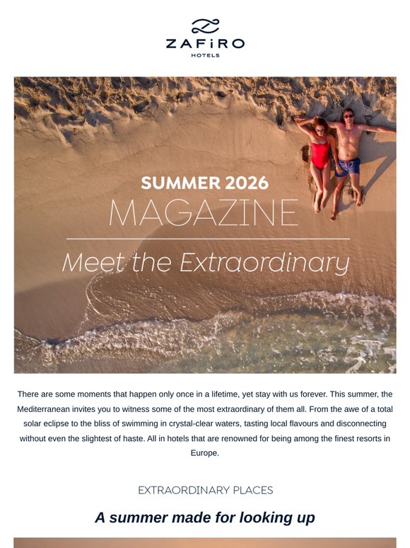 An unforgettable summer 🌘 with a solar eclipse, meteor shower and Zafiro experiences
