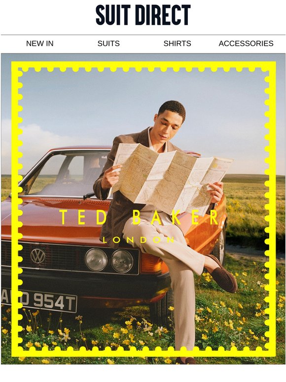 Out of office with our exclusive Ted Baker Collection