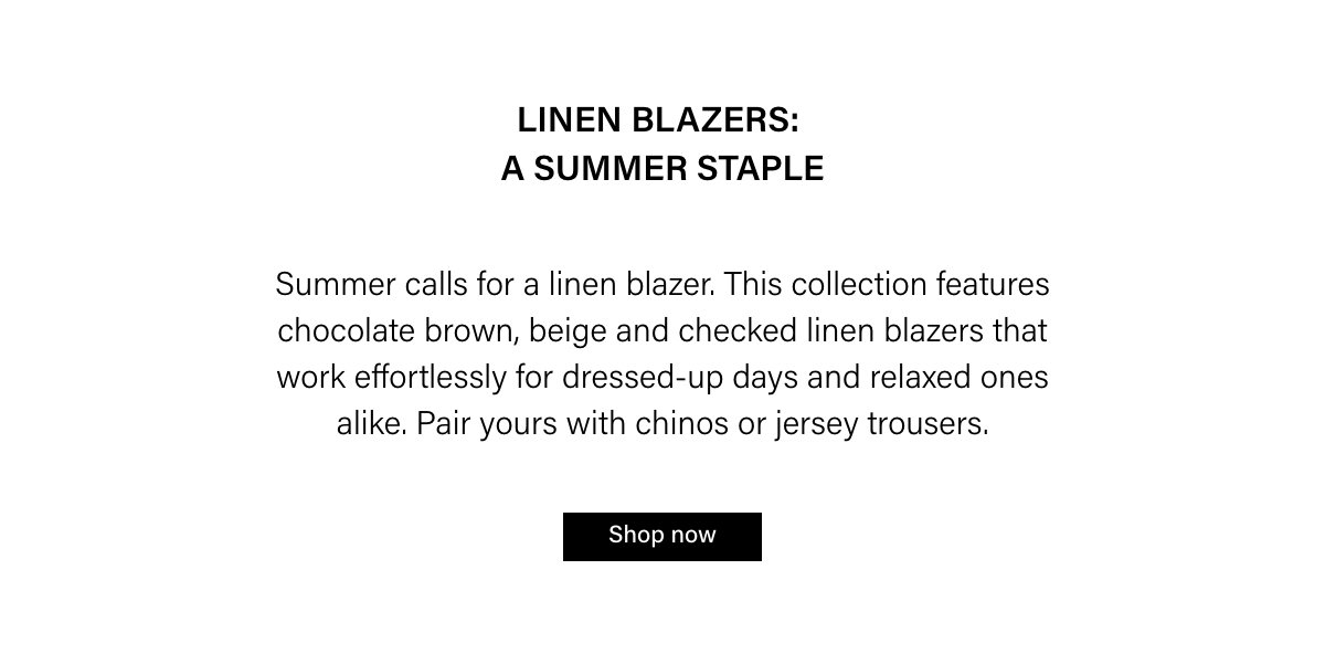 Ted Baker Linen Blazers