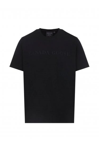 Vantage T-Shirt Embroidery Logo Black