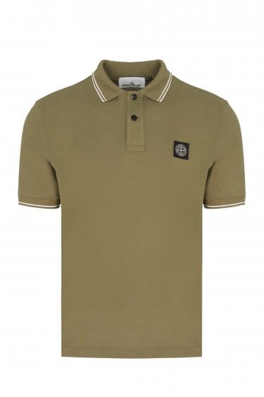S0018 Patch Logo Polo Green