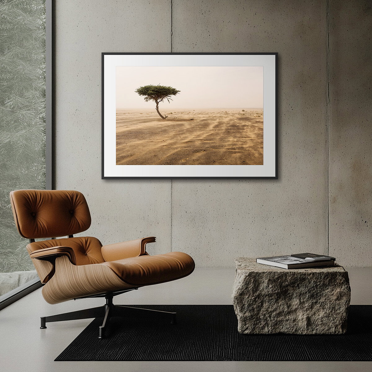 Solid Wood Frame With Passe-Partout