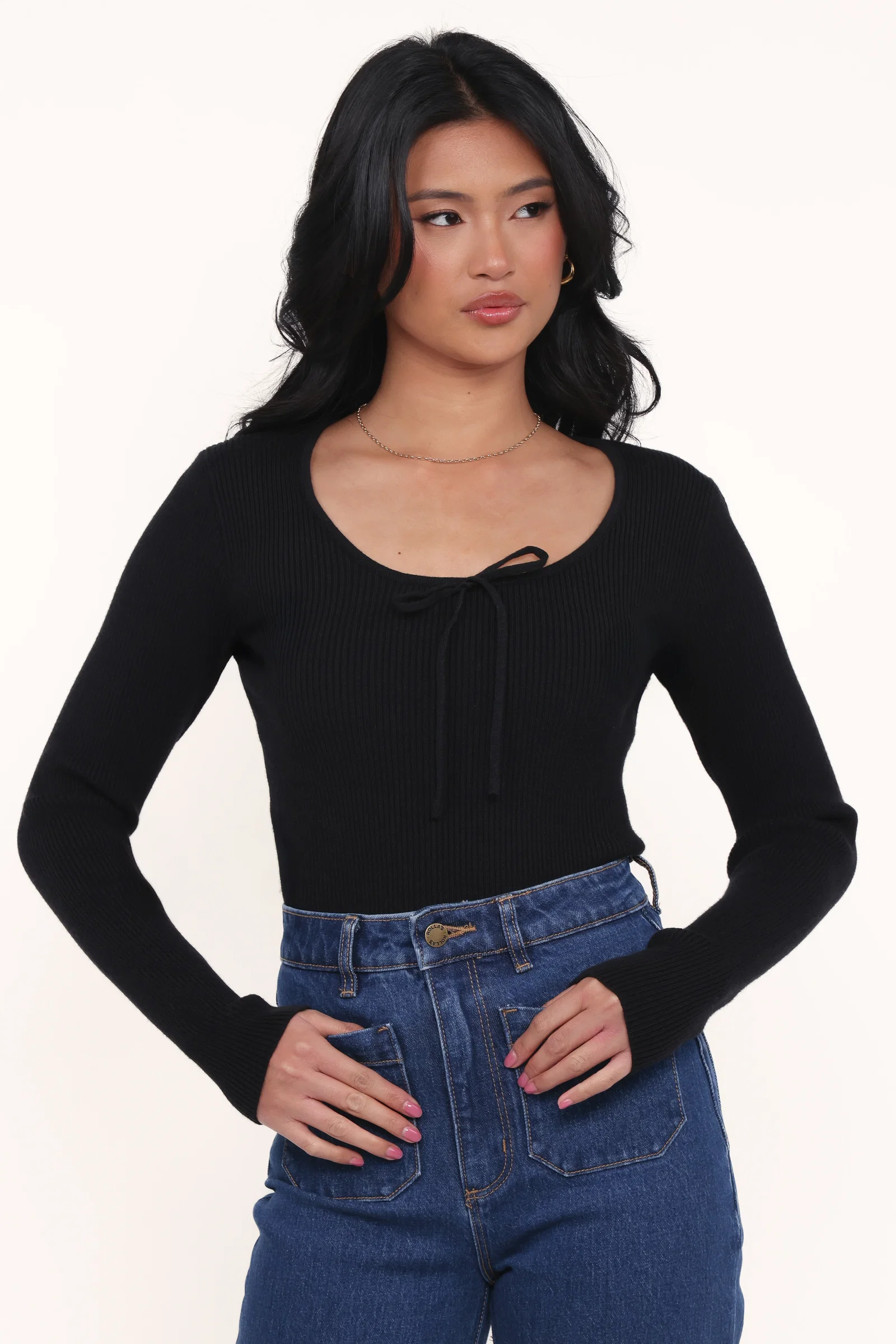 Image of Cooper Knit Top - Black
