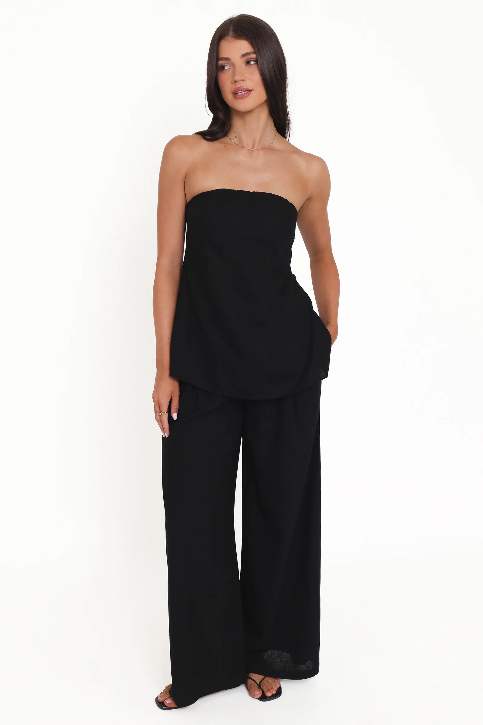Image of Rosemarie Strapless Top - Black