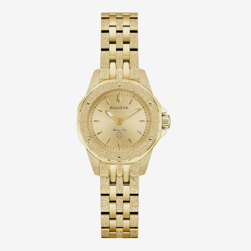 Bulova Marc Anthony Women's Champagne Dial & Golden Tone Stainless Steel Bracelet Watch